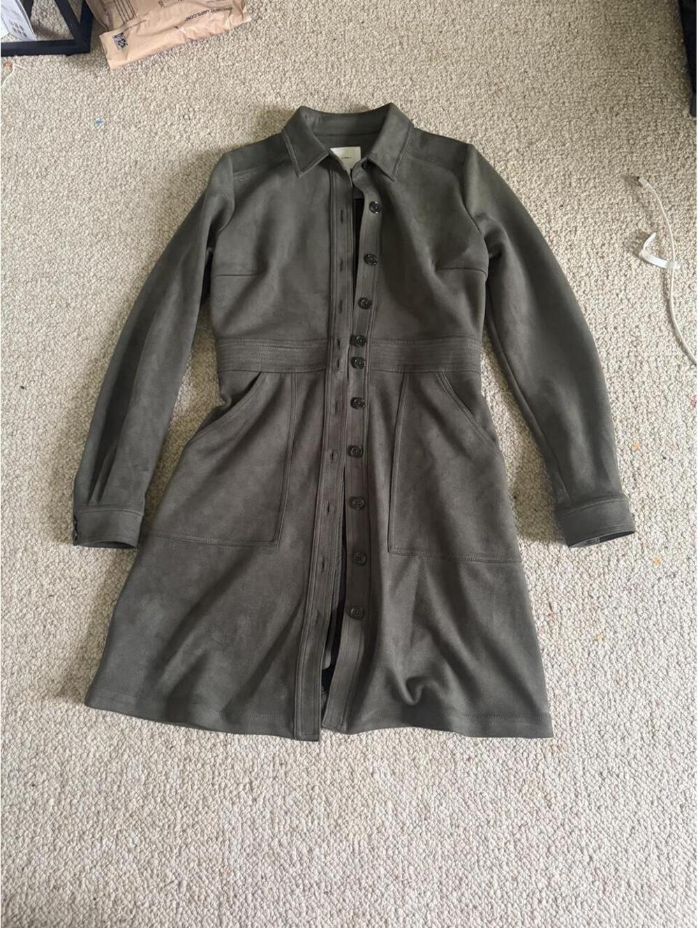 A Loves A olive green jacket